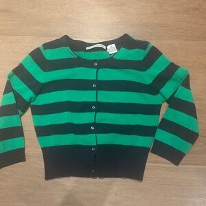 Autumn Cashmere Green and Black Cardigan